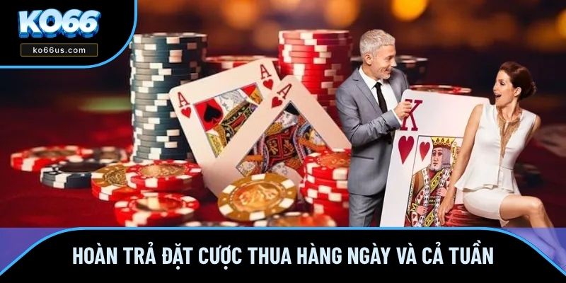 Hoàn trả đặt cược thua hàng ngày và cả tuần