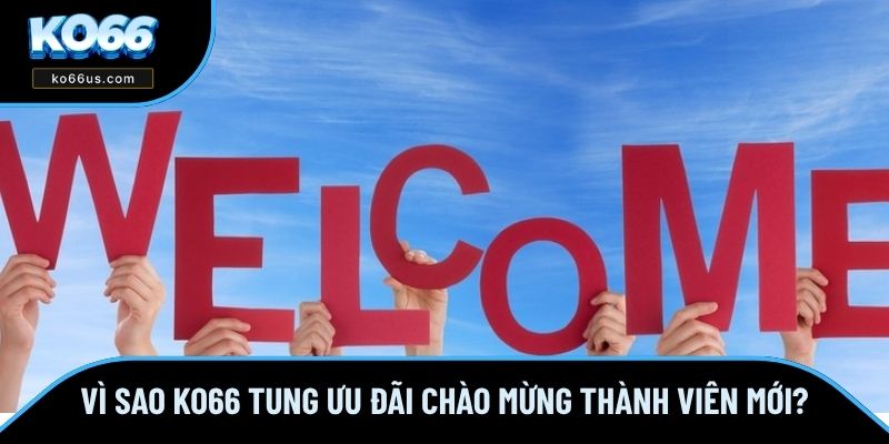 Vì sao KO66 tung ưu đãi chào mừng thành viên mới?